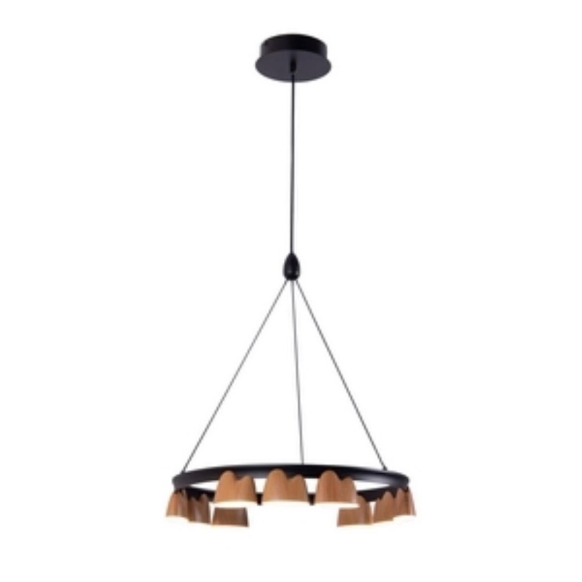 2bf781d1e3c41cd32ff8a3e69db4f931 4266-9P, подвесная люстра, D480xH250/1610, LEDx40W, 1720LM, 4000K, included — изображение 1