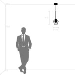 в наличии 801201 Люстра VETRO 1х6W(led) G9 ЧЕРНЫЙ/ПРОЗРАЧНЫЙ - купить в интернет-магазине Светильники Торг