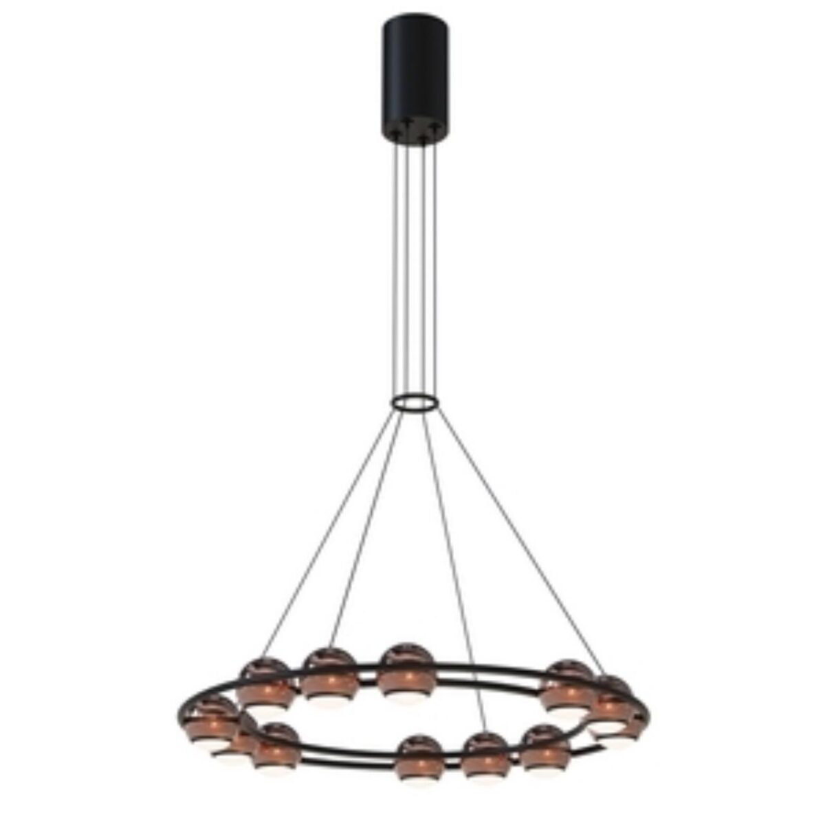 4561-12P, подвесная люстра, D450xH1500/1675, 12xLEDx4W, 2880LM, 4000K, included — изображение 1