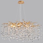 4969/12 HALL ODL24 613 античн.бронза/алюмин./хрусталь Люстра G9 12*40W DELICA — изображение 4