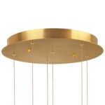 в наличии 805169 Люстра COLORE LED 6х4W 1100LM ЗОЛОТО/МУЛЬТИКОЛОР 3000K - купить в интернет-магазине Светильники Торг