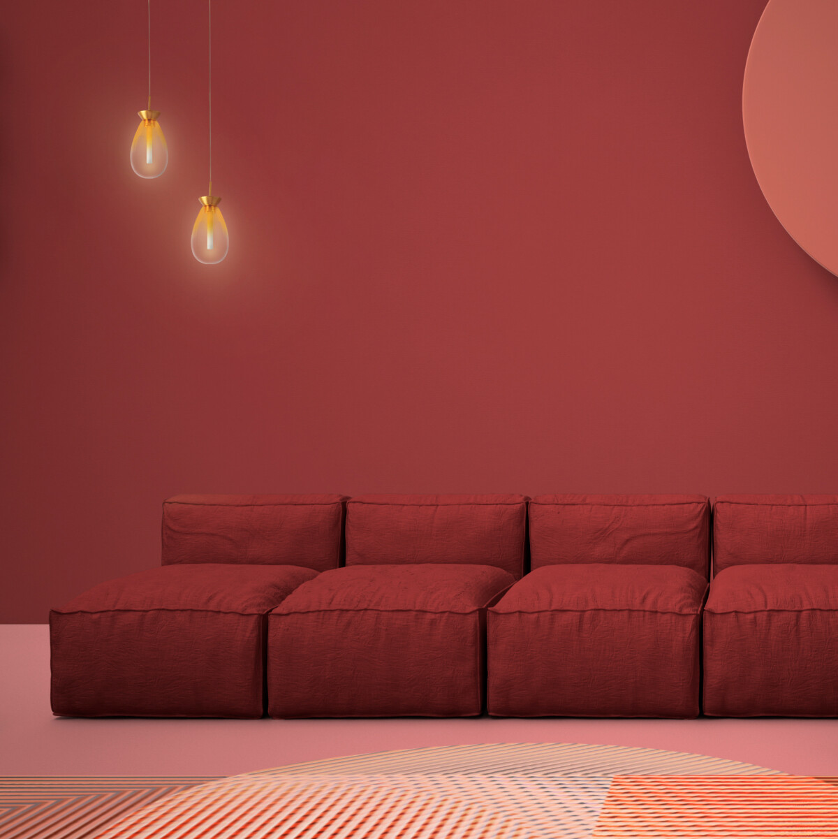 в наличии 805169 Люстра COLORE LED 6х4W 1100LM ЗОЛОТО/МУЛЬТИКОЛОР 3000K - купить в интернет-магазине Светильники Торг