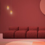 в наличии 805169 Люстра COLORE LED 6х4W 1100LM ЗОЛОТО/МУЛЬТИКОЛОР 3000K - купить в интернет-магазине Светильники Торг