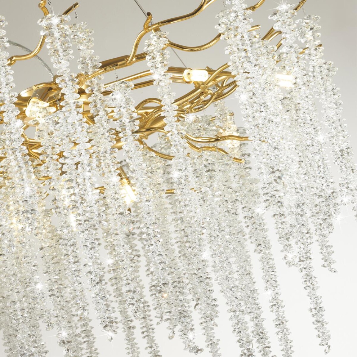 5005/8C HALL ODL23 617 золотой/прозрачный металл/хрусталь Люстра потолочная G9 8*40W BANCHE — изображение 5