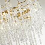 5005/8C HALL ODL23 617 золотой/прозрачный металл/хрусталь Люстра потолочная G9 8*40W BANCHE — изображение 5