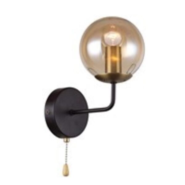 2344-1W, настенный светильник, D190xW120xH290, 1xE14x40W, excluded, switch