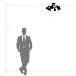 в наличии 761060 Люстра ACROBATA 6х40W E14 БЕЛЫЙ - купить в интернет-магазине Светильники Торг