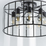 в наличии 798287 Люстра GENNI 8х40W E27 ЧЕРНЫЙ МАТОВЫЙ/ПРОЗРАЧНЫЙ - купить в интернет-магазине Светильники Торг