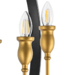 в наличии 731247 Люстра CERO 4х40W E14 ЧЕРНЫЙ/ЗОЛОТО - купить в интернет-магазине Светильники Торг