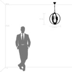 в наличии 731247 Люстра CERO 4х40W E14 ЧЕРНЫЙ/ЗОЛОТО - купить в интернет-магазине Светильники Торг