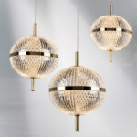 в наличии 738023 Люстра ACRILE 7W LED 793LM 120G ЗОЛОТО 3000K - купить в интернет-магазине Светильники Торг