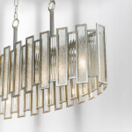 в наличии 712164 Люстра AGAVE 6х40W E27 СЕРЕБРО С ПАТИНОЙ/ПРОЗРАЧНЫЙ - купить в интернет-магазине Светильники Торг