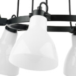 в наличии 761160 Люстра ACROBATA 6х40W E14 ЧЕРНЫЙ/БЕЛЫЙ - купить в интернет-магазине Светильники Торг