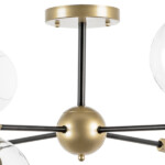 в наличии 785083 Люстра BETA 8x40W E27 ЗОЛОТО/ЧЕРНЫЙ - купить в интернет-магазине Светильники Торг