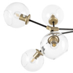 в наличии 785083 Люстра BETA 8x40W E27 ЗОЛОТО/ЧЕРНЫЙ - купить в интернет-магазине Светильники Торг