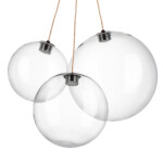 в наличии 801030 Люстра SFERETTA LED 3х1,35W 200LM КОФЕЙНЫЙ/ПРОЗРАЧНЫЙ 3000K - купить в интернет-магазине Светильники Торг