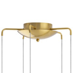 в наличии L5T747243 Люстра TUBO LED 25W 1600LM 25G ЗОЛОТО 4000K (574723+747243 (5шт) - купить в интернет-магазине Светильники Торг