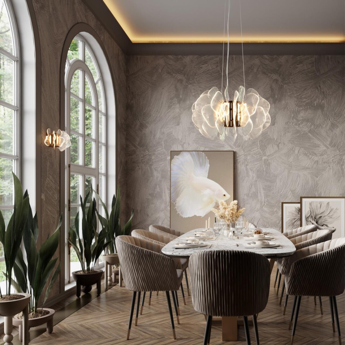 5089/80L L-VISION ODL25 551 Люстра 60W IP20 3500K 220V SIAMA — изображение 2