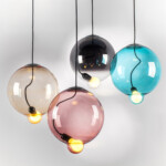 в наличии 805302 Люстра COLORE 1х8W (led) E27 АЛЮМИНИЙ/РОЗОВЫЙ - купить в интернет-магазине Светильники Торг