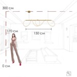 10388P/B Brass Подвесной светильник LOFT IT Thread — изображение 8