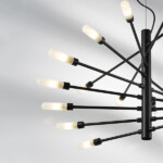 в наличии 733187 Люстра RAGNO 18х40W G9 ЧЕРНЫЙ МАТОВЫЙ - купить в интернет-магазине Светильники Торг