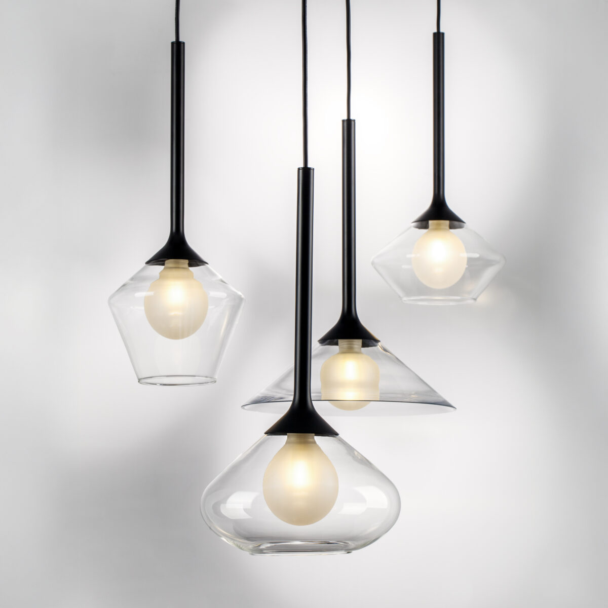 801204 Люстра VETRO 1х6W(led) G9 ЧЕРНЫЙ/ПРОЗРАЧНЫЙ — изображение 2