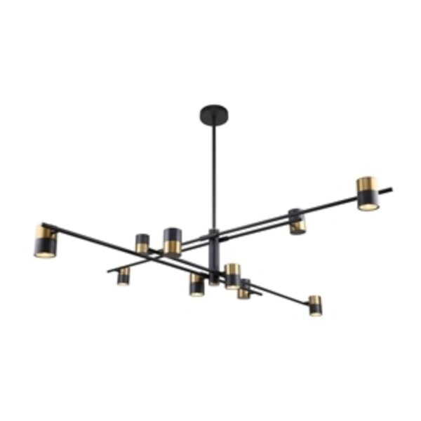 3092-10P, потолочная люстра, D1315xH460/860, 10xGU10x35W, excluded