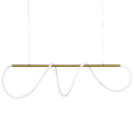 в наличии 637093 Люстра CORINTO 45W LED 3170LM ЗОЛОТО 3000K IP20 - купить в интернет-магазине Светильники Торг