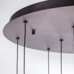 в наличии 796229 Люстра CARAMELLO LED 12х6W 1400LM КОФЕЙНЫЙ/МУЛЬТИКОЛОР 3000K - купить в интернет-магазине Светильники Торг