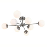 150008/8R E27*60W Satin nickel