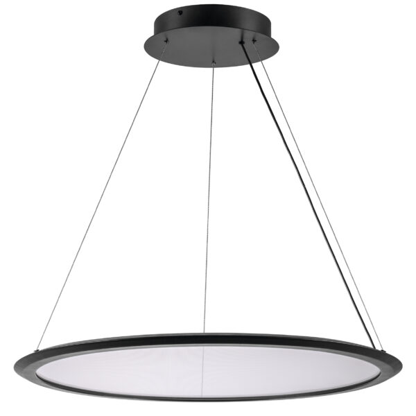 736367 Люстра ROTONDA 30W LED 2059LM 130G ЧЕРНЫЙ 3000K