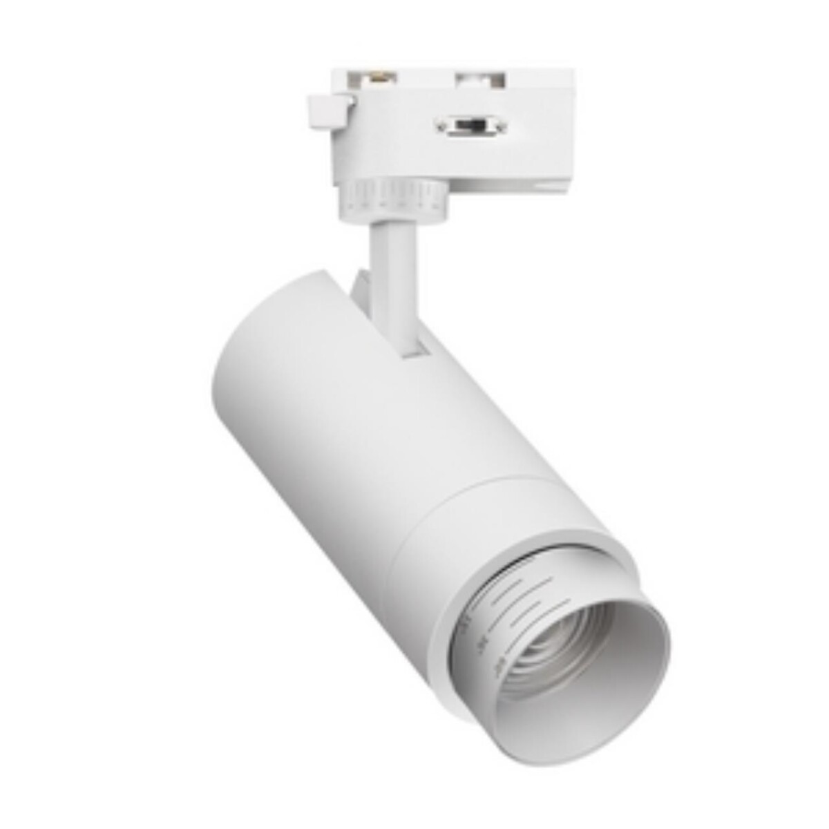 4868-1U, трековый светильник, D75xW162xH210, LEDx10/20/30W, 220V, 1004/1768/2312LM, 3000-6000K, zoom: 15-60°, included — изображение 1