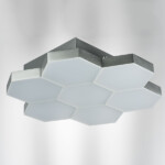 в наличии 750072 Люстра потол FAVO LED-35W 1680LM Серебро 3000K - купить в интернет-магазине Светильники Торг