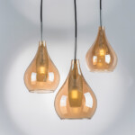 803033 Подвес PENTOLA 1х25W G9 ХРОМ/ЯНТАРЬ — изображение 3