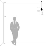 803033 Подвес PENTOLA 1х25W G9 ХРОМ/ЯНТАРЬ — изображение 6