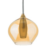 803043 Подвес PENTOLA 1х25W G9 ХРОМ/ЯНТАРЬ — изображение 4