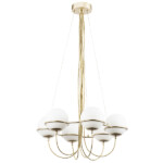 в наличии 803263 Люстра GLOBO 6х40W E14 ШАМПАНЬ/БЕЛЫЙ - купить в интернет-магазине Светильники Торг