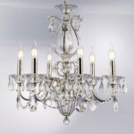 в наличии 790064 Люстра SCHON 6x60W E14 Серебро - купить в интернет-магазине Светильники Торг