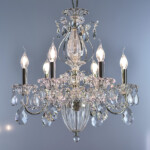 в наличии 790064 Люстра SCHON 6x60W E14 Серебро - купить в интернет-магазине Светильники Торг