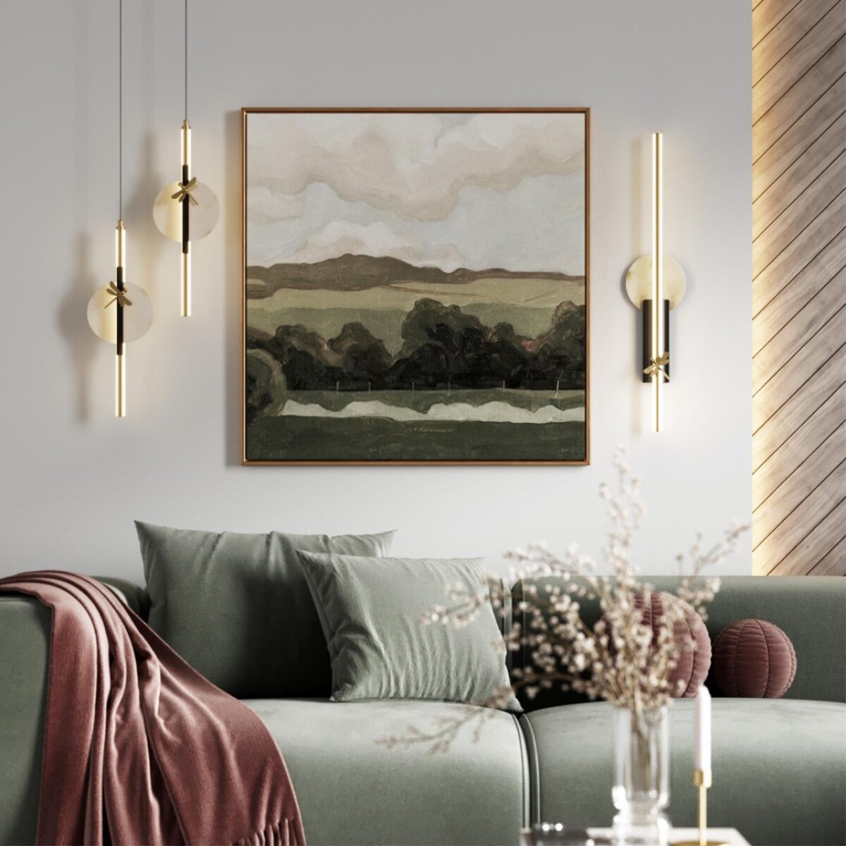 5413/13WL L-VISION ODL_EX25 075 античная бронза/алебастр/декор металл Настенный светильник LED*13W 3000K 1737Лм STREKOZA — изображение 2