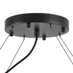 в наличии 815287 Люстра BARI 8х10W(led) G9 ЧЕРНЫЙ МАТОВЫЙ/ЗОЛОТО - купить в интернет-магазине Светильники Торг