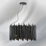 в наличии 816107 Люстра SAVONA 10х40W G9 ЧЕРНЫЙ - купить в интернет-магазине Светильники Торг