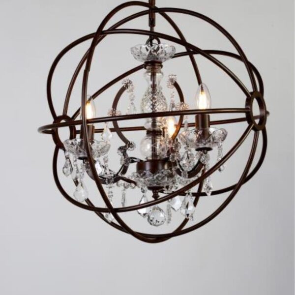 1834-3P, люстра подвесная, D520xH540/1540, 3xE14x40W, excluded