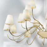 в наличии 758212 Люстра подв. DIAFANO 21х40W G9 ЗОЛОТО/БЕЛЫЙ - купить в интернет-магазине Светильники Торг