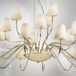 в наличии 758212 Люстра подв. DIAFANO 21х40W G9 ЗОЛОТО/БЕЛЫЙ - купить в интернет-магазине Светильники Торг