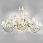 в наличии 758212 Люстра подв. DIAFANO 21х40W G9 ЗОЛОТО/БЕЛЫЙ - купить в интернет-магазине Светильники Торг