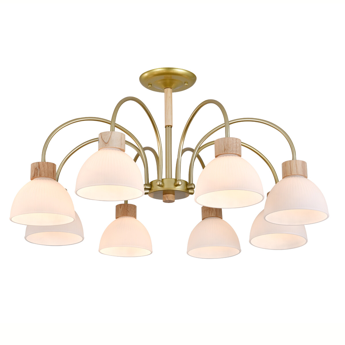 150005/8R E27*60W Gold/Wood — изображение 1