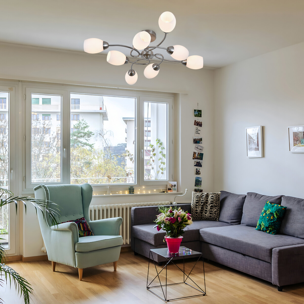 150007/8R E27*60W Satin nickel — изображение 4