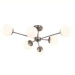 150008/6R E27*60W Satin nickel