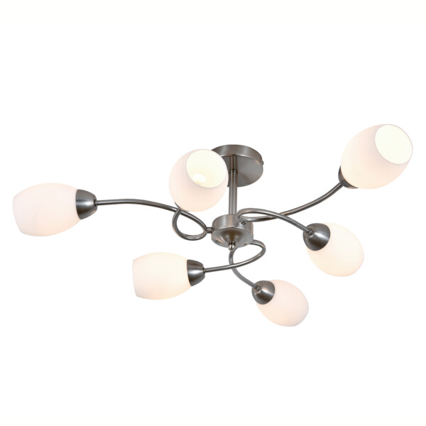 150007/6R E27*60W Satin nickel